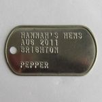 USA authentic dog tag