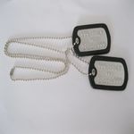 embossed dog tag